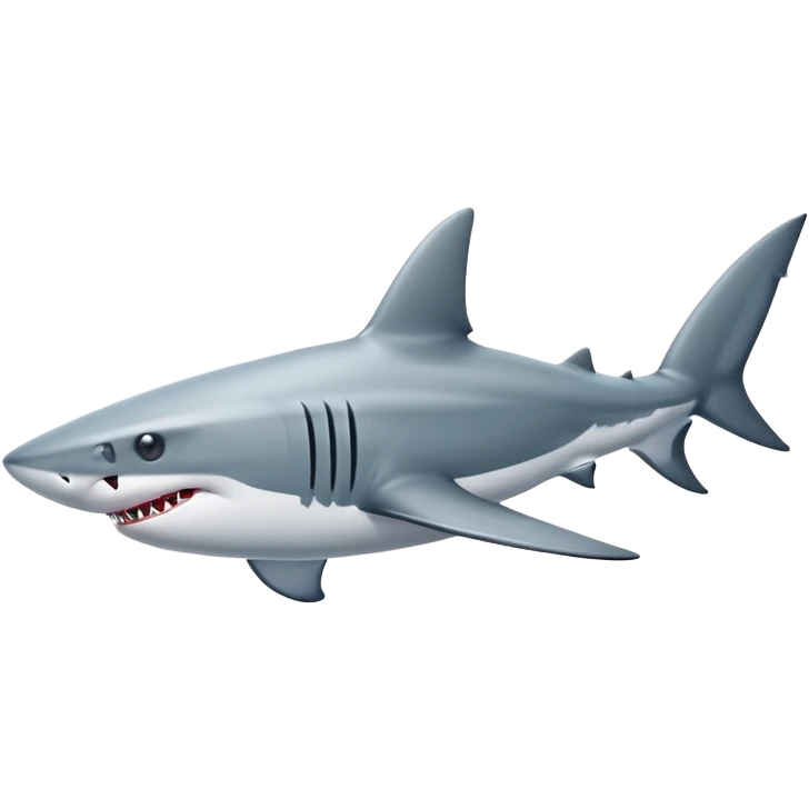 a shark with a nike sneaker emoji