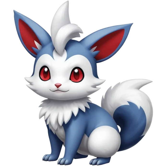 Shiny Furret-Minccino-Meowstic-Absol-Zangoose-Hybrid (Full body) emoji
