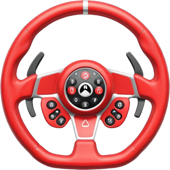 F1 steering wheel emoji