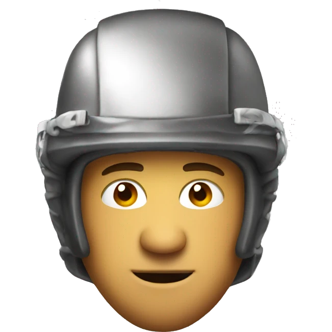 man with beer helmet emoji