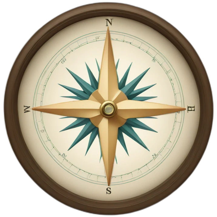 compass pointing nord emoji