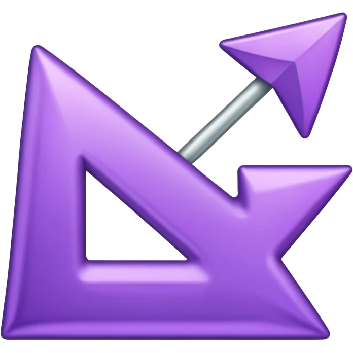 seta para direita roxa emoji