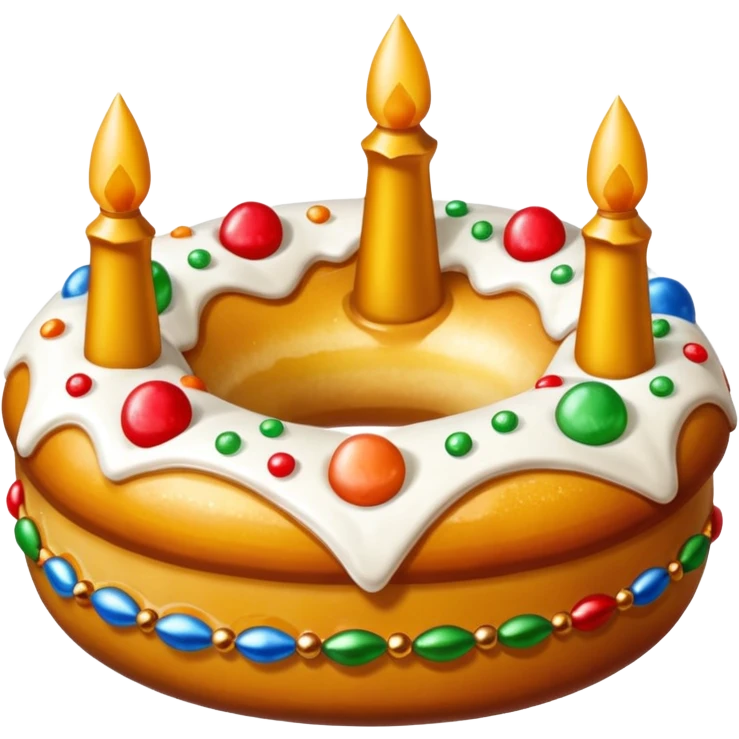 roscon de reyes DE ESPAÑA  emoji