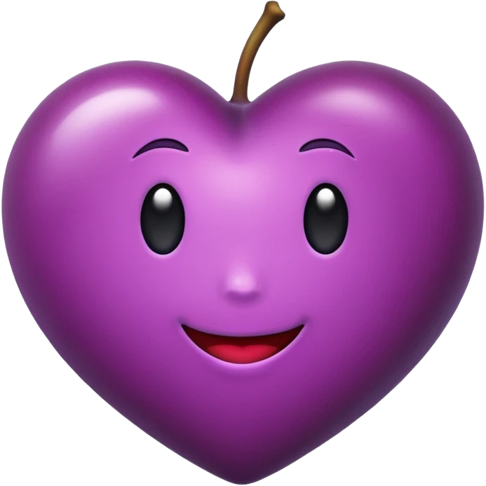 Plum emoji