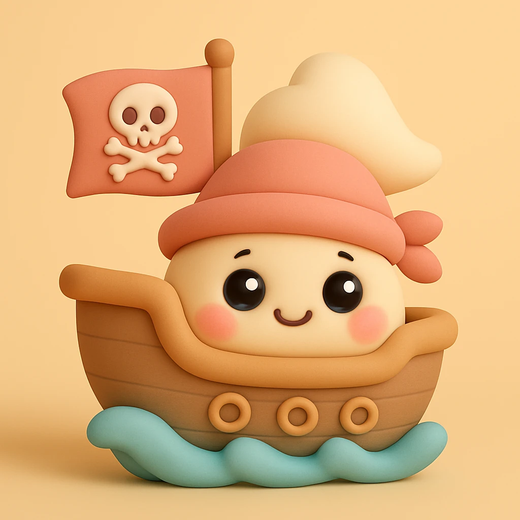 pirate ship emoji