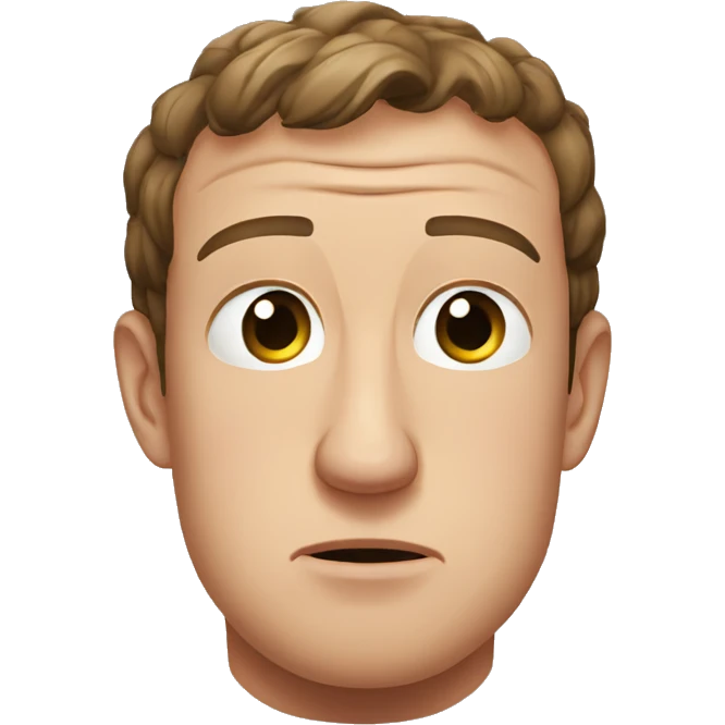 mark zuckerberg sad emoji