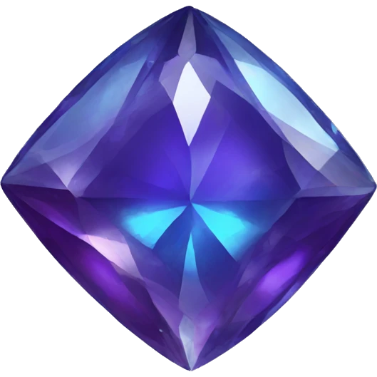 Blue-purple jewel emoji