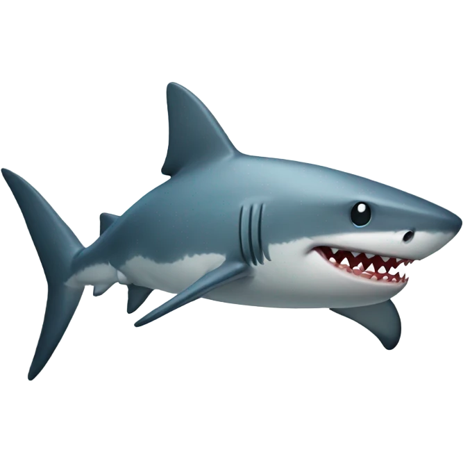 Christmas shark emoji