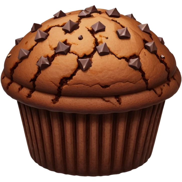chocolate muffin emoji