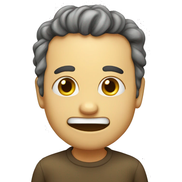 Mewing emoji