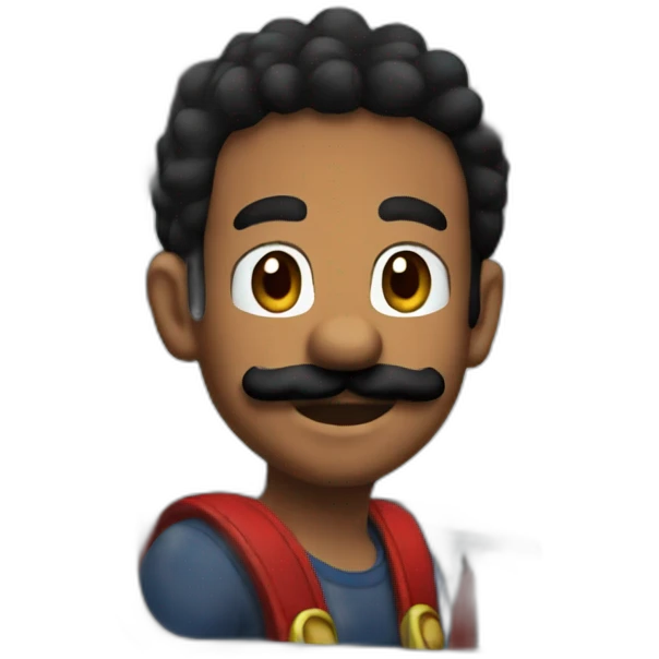 Mario in the bus emoji