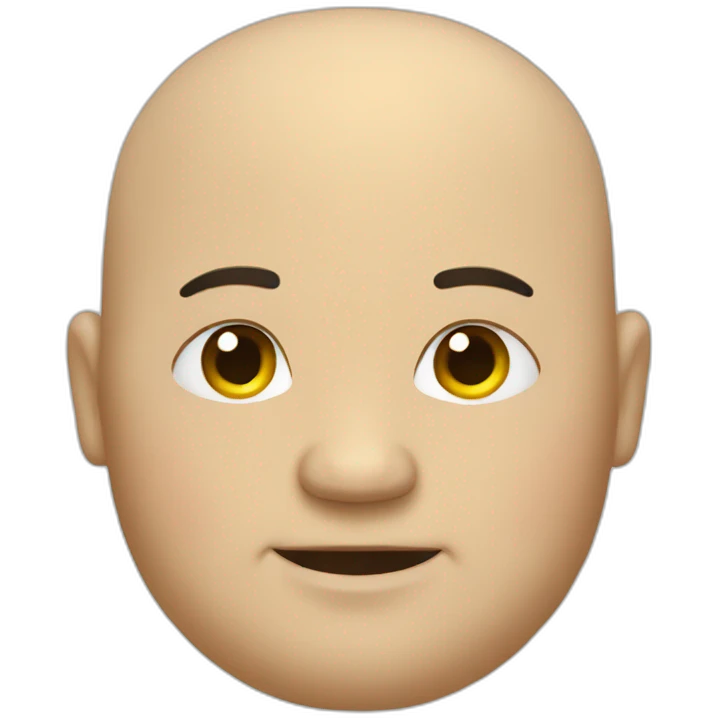 bald fat man emoji