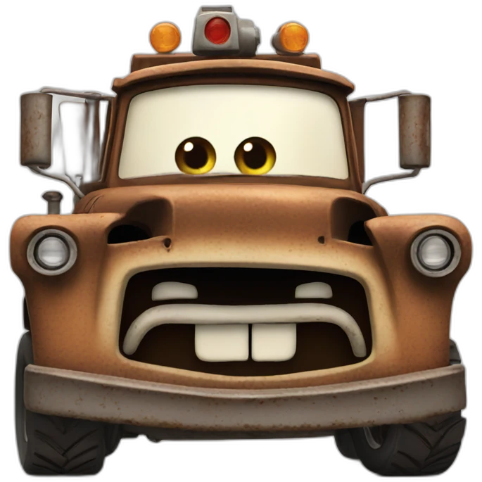 Tow Mater cars emoji