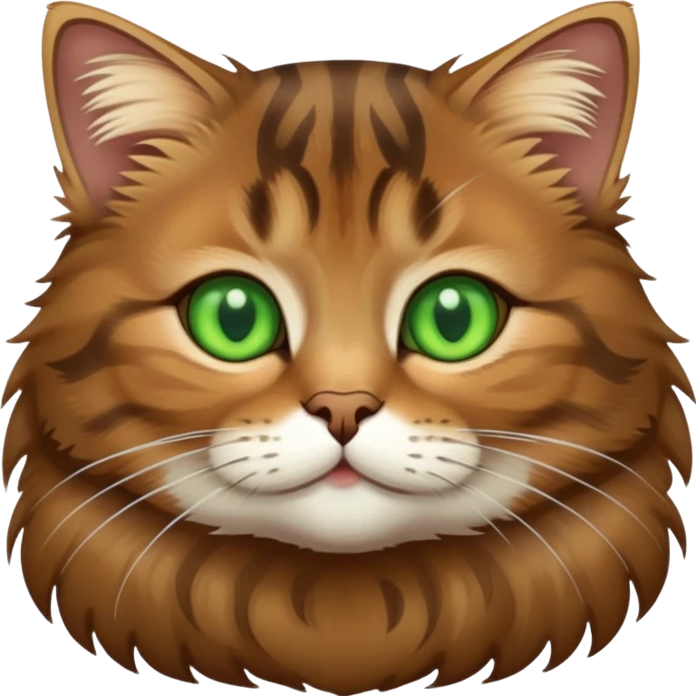 Brown tabby cat emoji