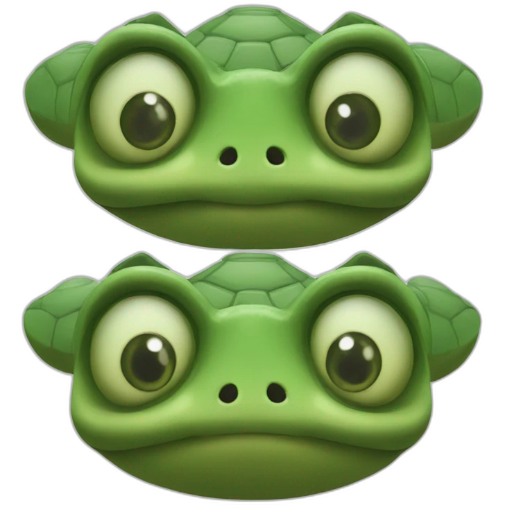 Angry Three-Headed Turtle emoji
