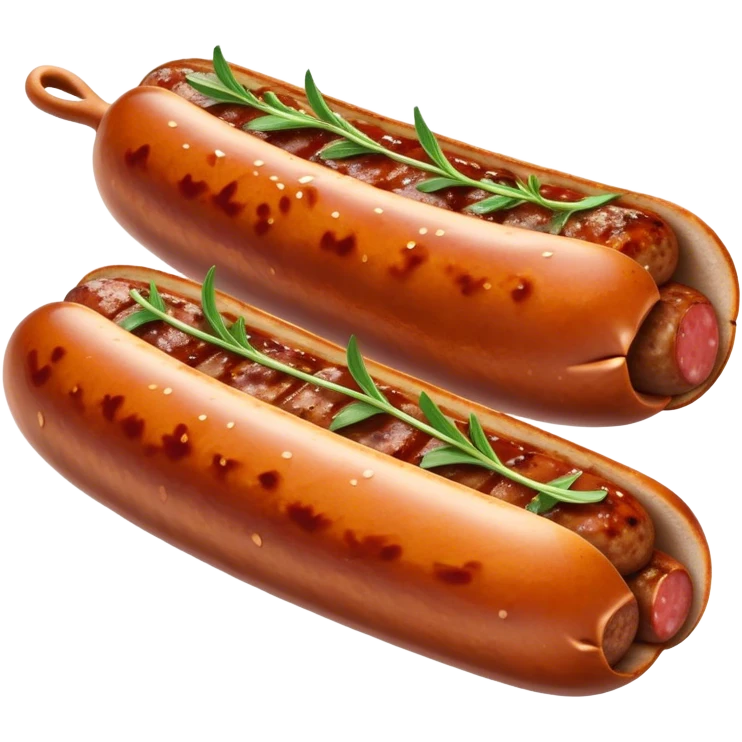 Cinematic spicy chipotle sausage, glistening with smoky, tangy sauce, charred and grilled to perfection, sliced open to reveal juicy filling, served with fresh herbs, rich and flavorful, detailed and appetizing. emoji