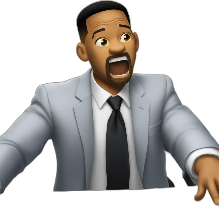 Will smith slap emoji