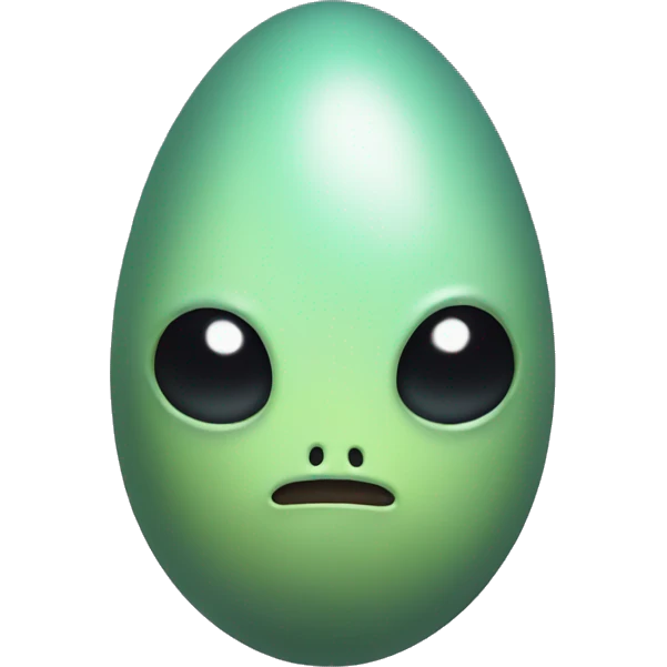 Alien egg  emoji