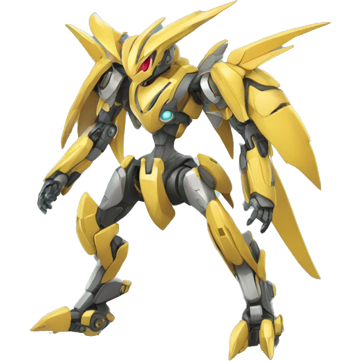 Futuristic Mechanical Pokémon-Medabot-Dragon full body emoji