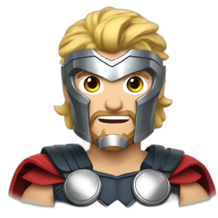 superhero thor emoji