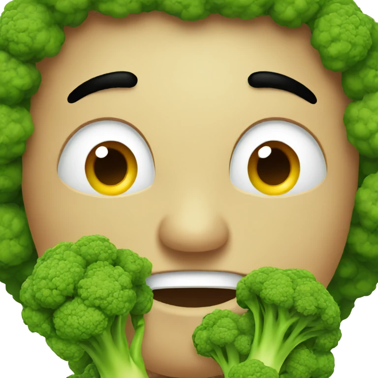 strong broccoli emoji
