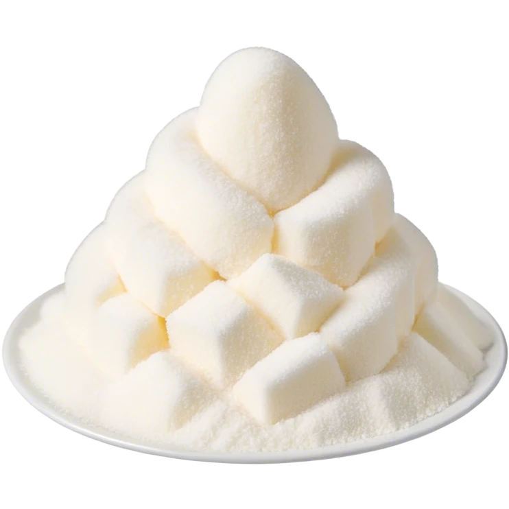 Sugar powder emoji
