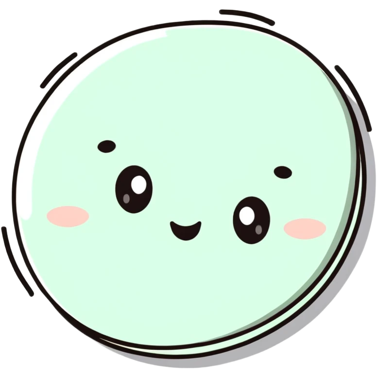 Milky  face emoji