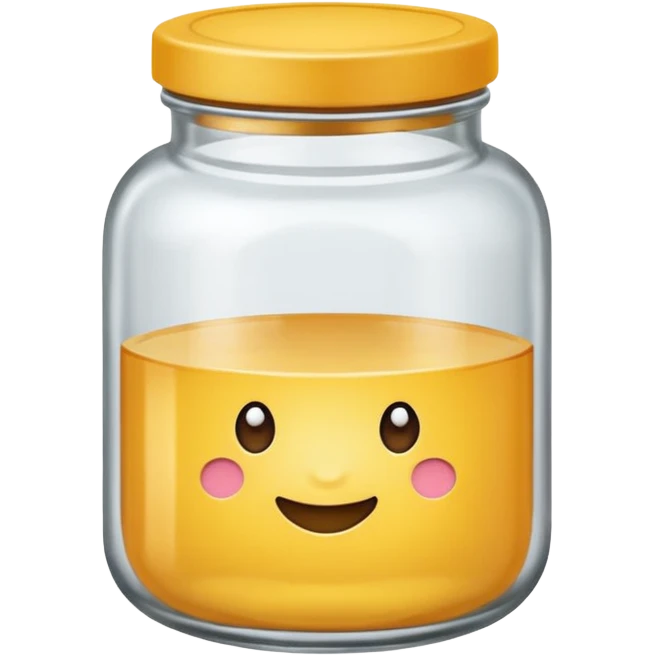 a small round jar with a lid emoji