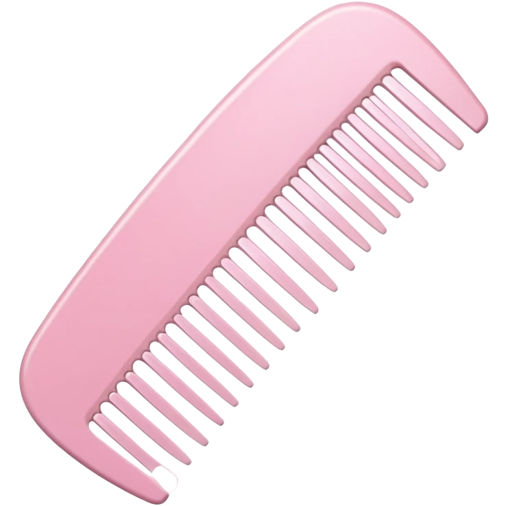 pale pink comb emoji