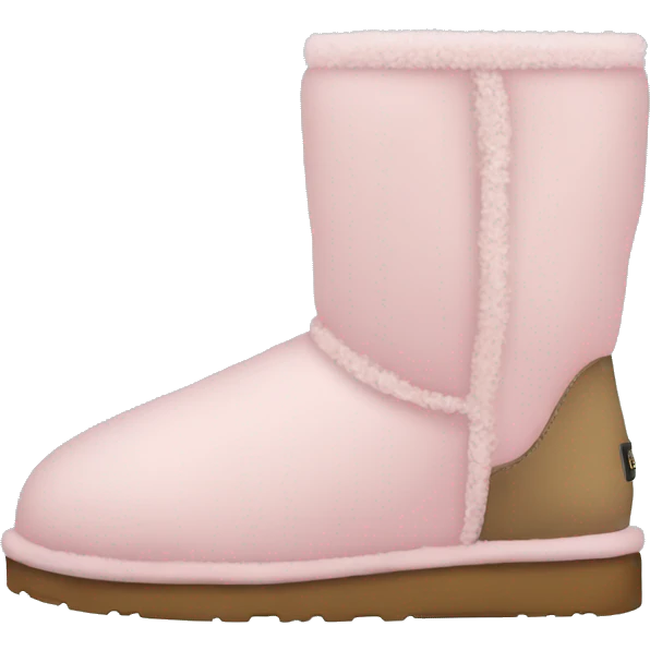 Uggs rose pale emoji