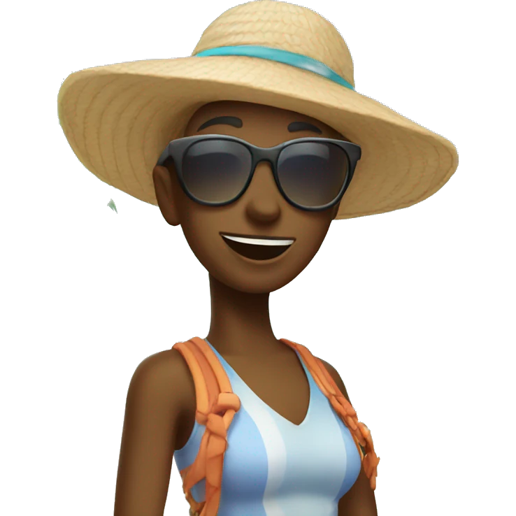 Tropical vacation  emoji