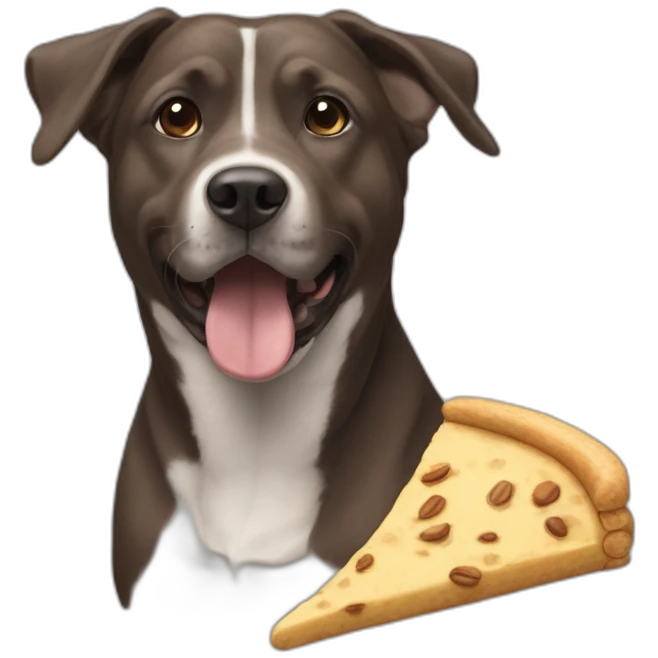 Chien qui mange du caca emoji