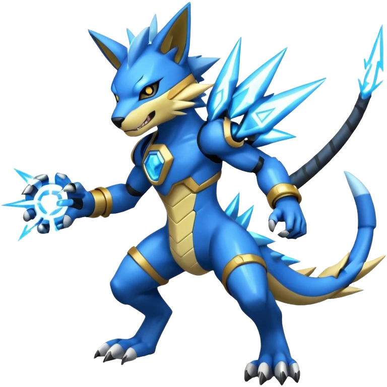 WereGarurumon-Electrike-Zeraora-fusion (full body) emoji