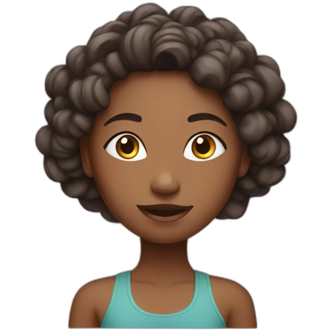 fit yoga girl emoji