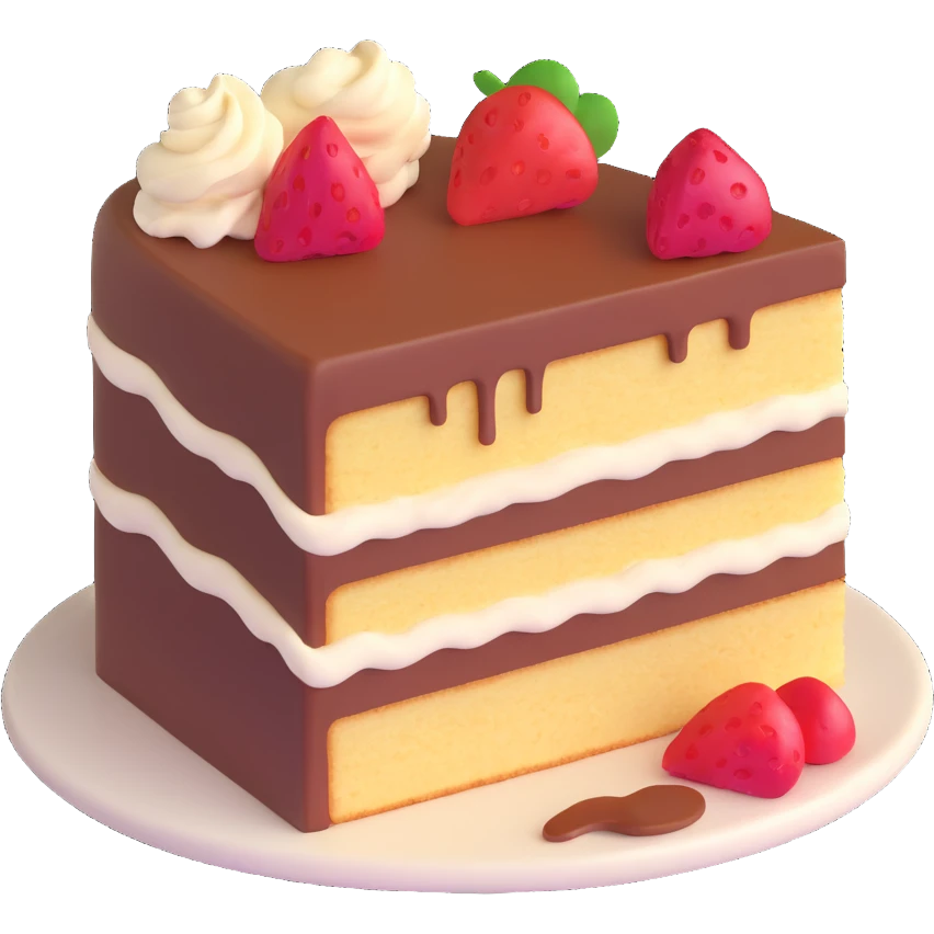 slice of cake emoji