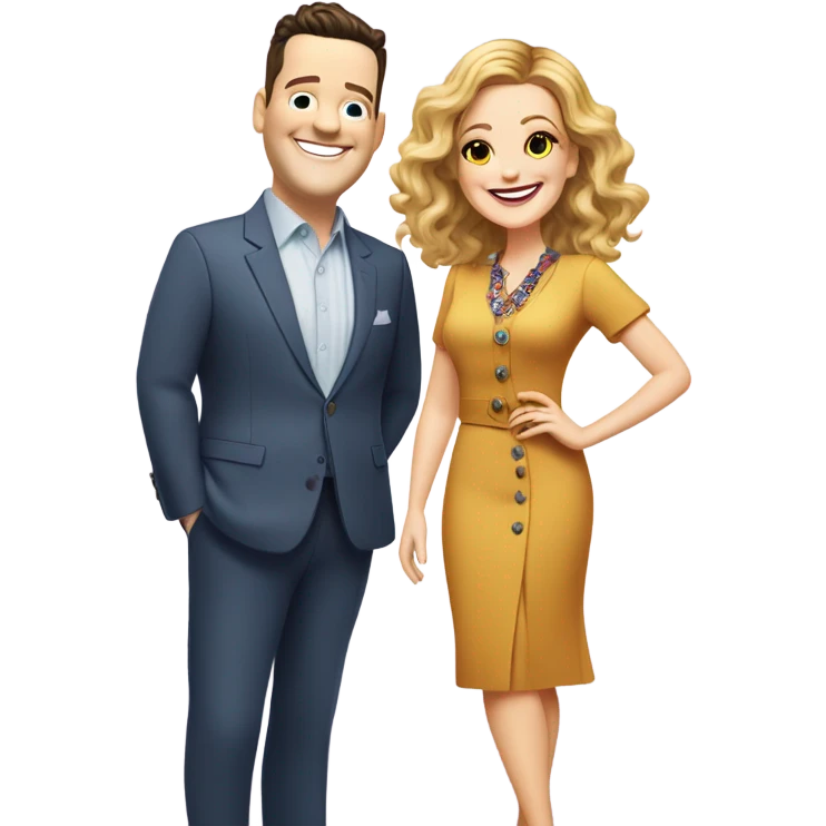 Drew Barrymore And Ross Mathews emoji