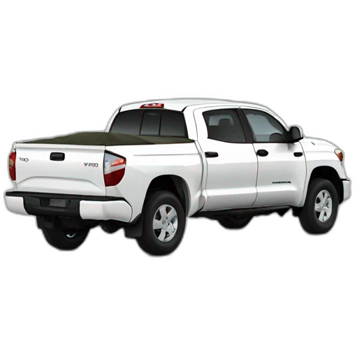 White toyota tundra emoji