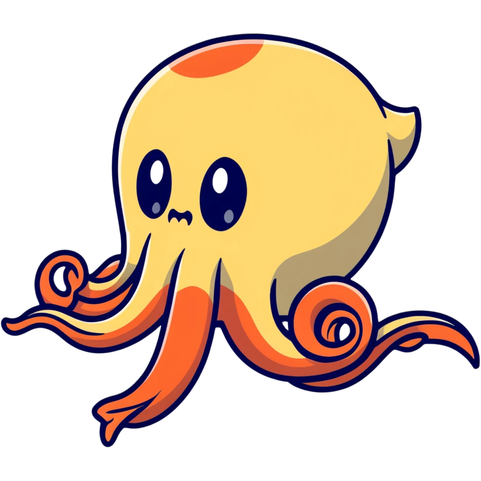 squid yawning emoji