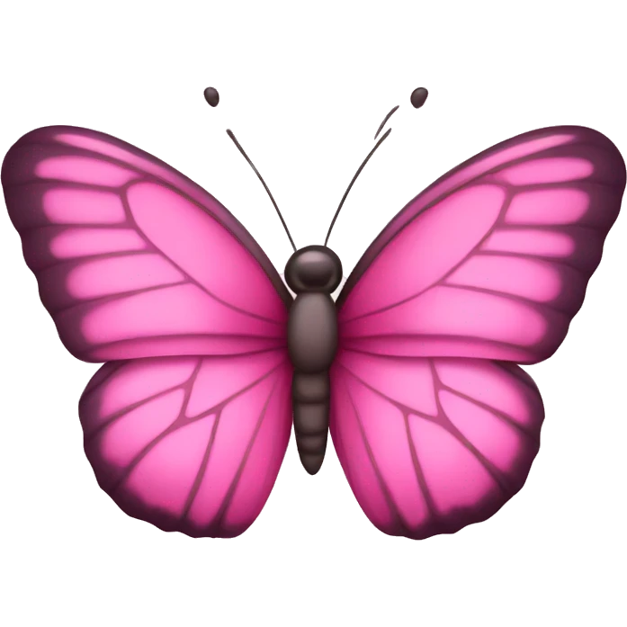 Pink butterfly  emoji