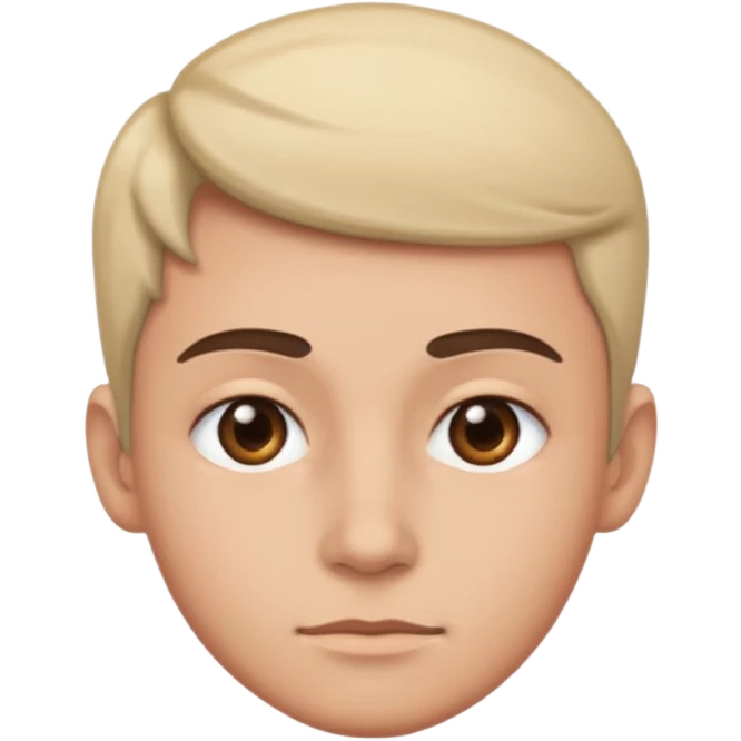 A super obvious side eye  emoji
