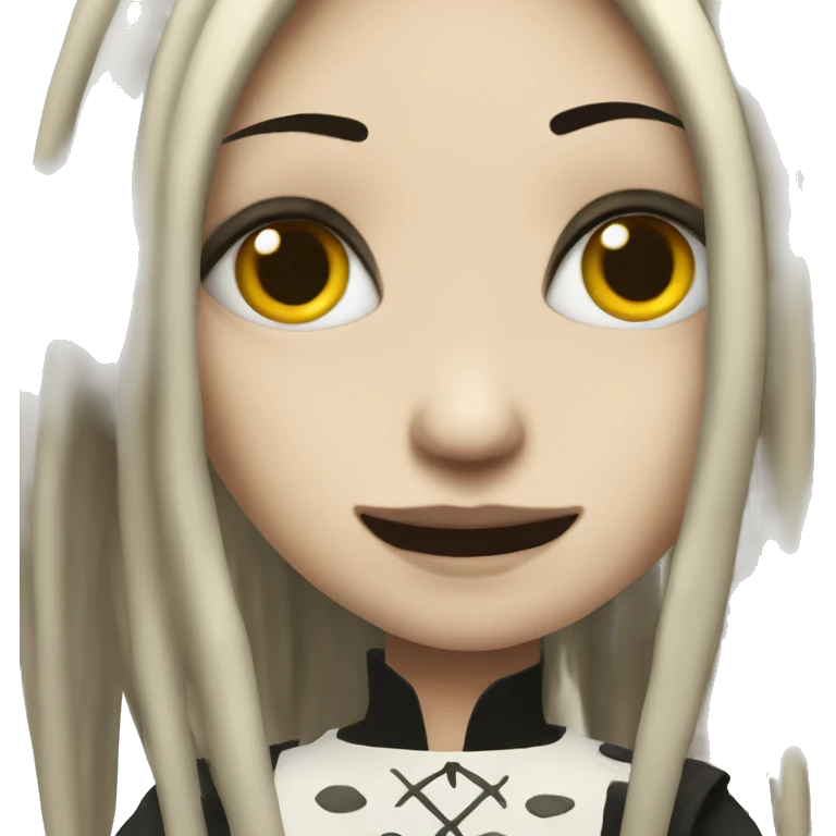 Alice madness with dreadlocks  emoji