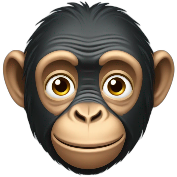 Chimpanzee emoji