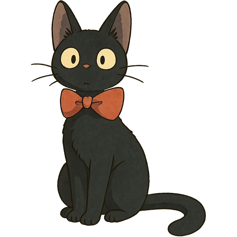 ghibli style cat emoji