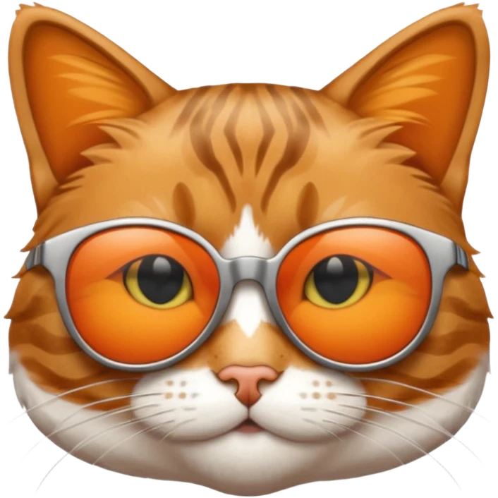 Cat wearing sunglasses emoji