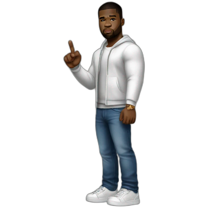50 CENT SEÑALANDO SU MANO 5 emoji