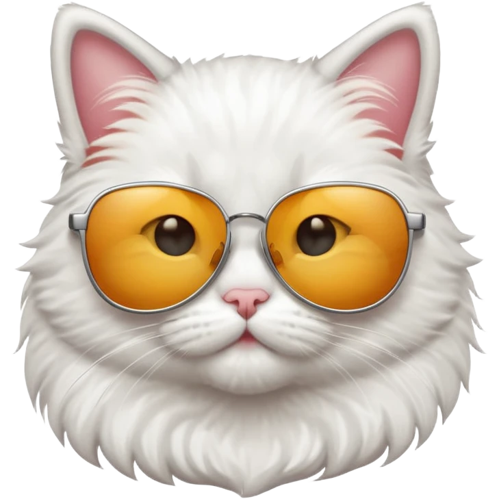 Cute Cat with sunglasses emoji