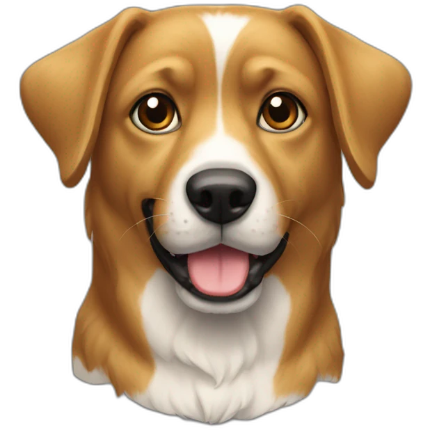 Chat sur chien emoji