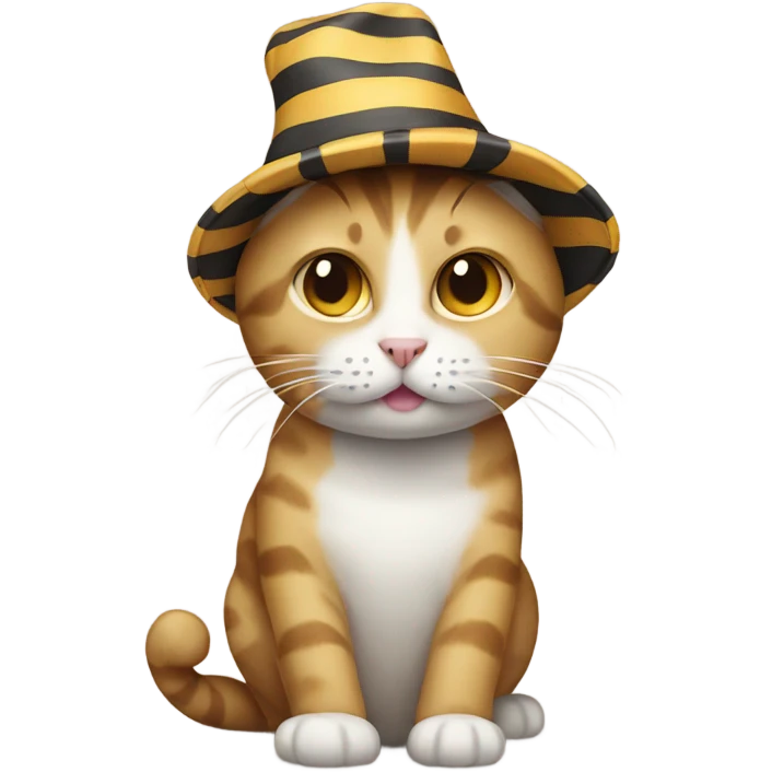 Cat in hat emoji