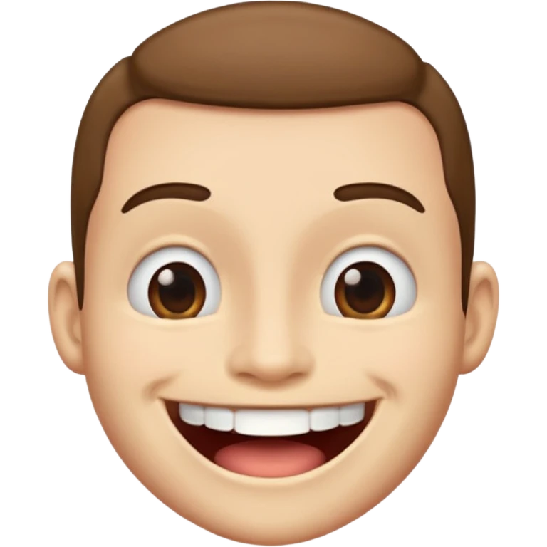 Grosse tête grosse bouche  emoji
