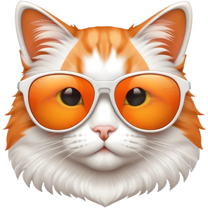 Cat with sunglass emoji